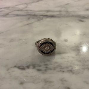 COPY - Evil Eye sterling silver ring